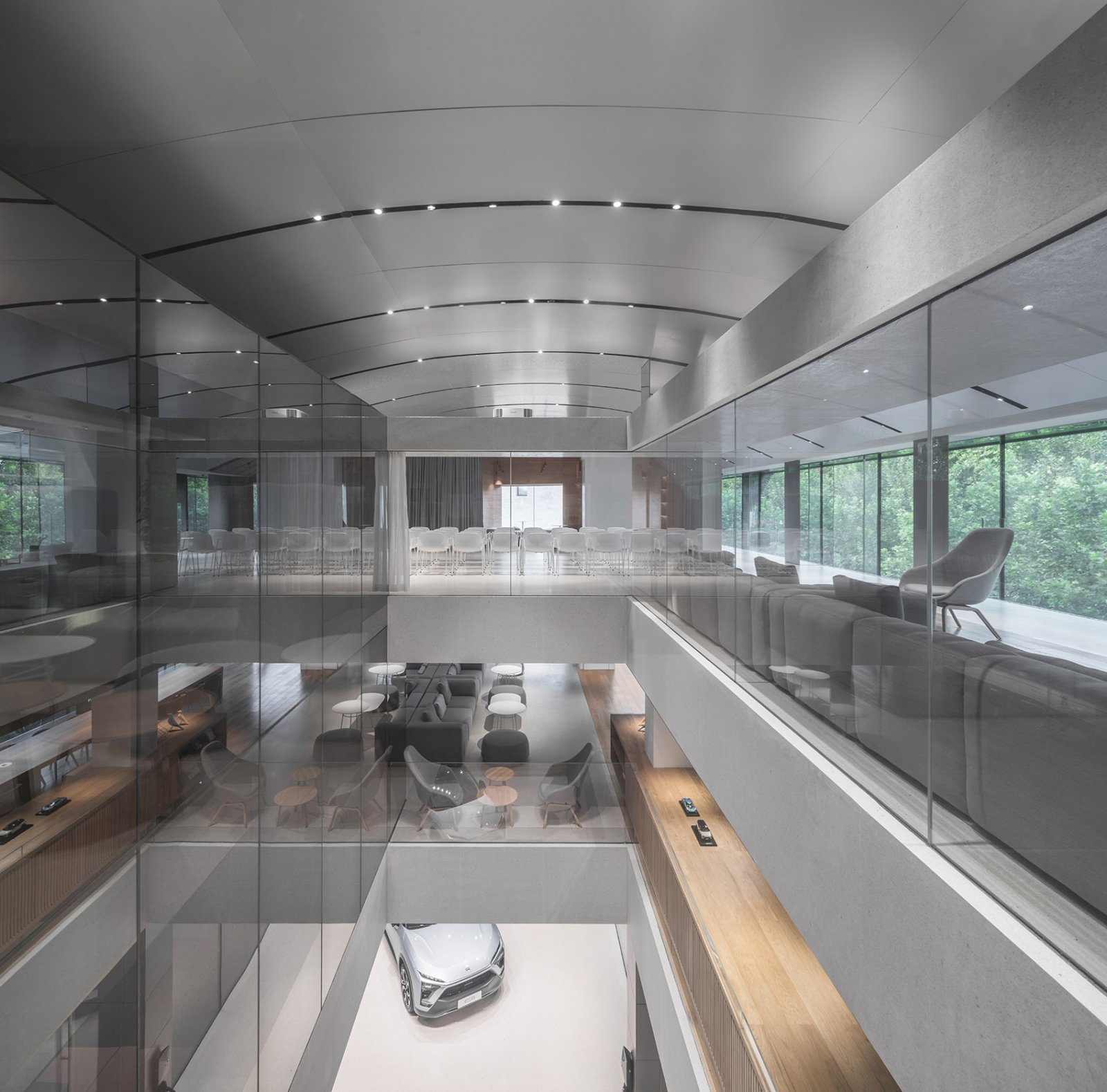 現代簡約4S店展廳裝修設計-第2張圖片-上海古都建筑設計集團 現代簡約4S店展廳裝修設計-第2張圖片-上海古都建筑設計集團