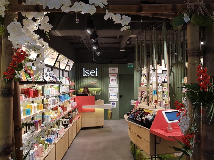 清新簡約風格化妝品店裝修設計-第2張圖片-上海古都建筑設計集團 清新簡約風格化妝品店裝修設計-第2張圖片-上海古都建筑設計集團