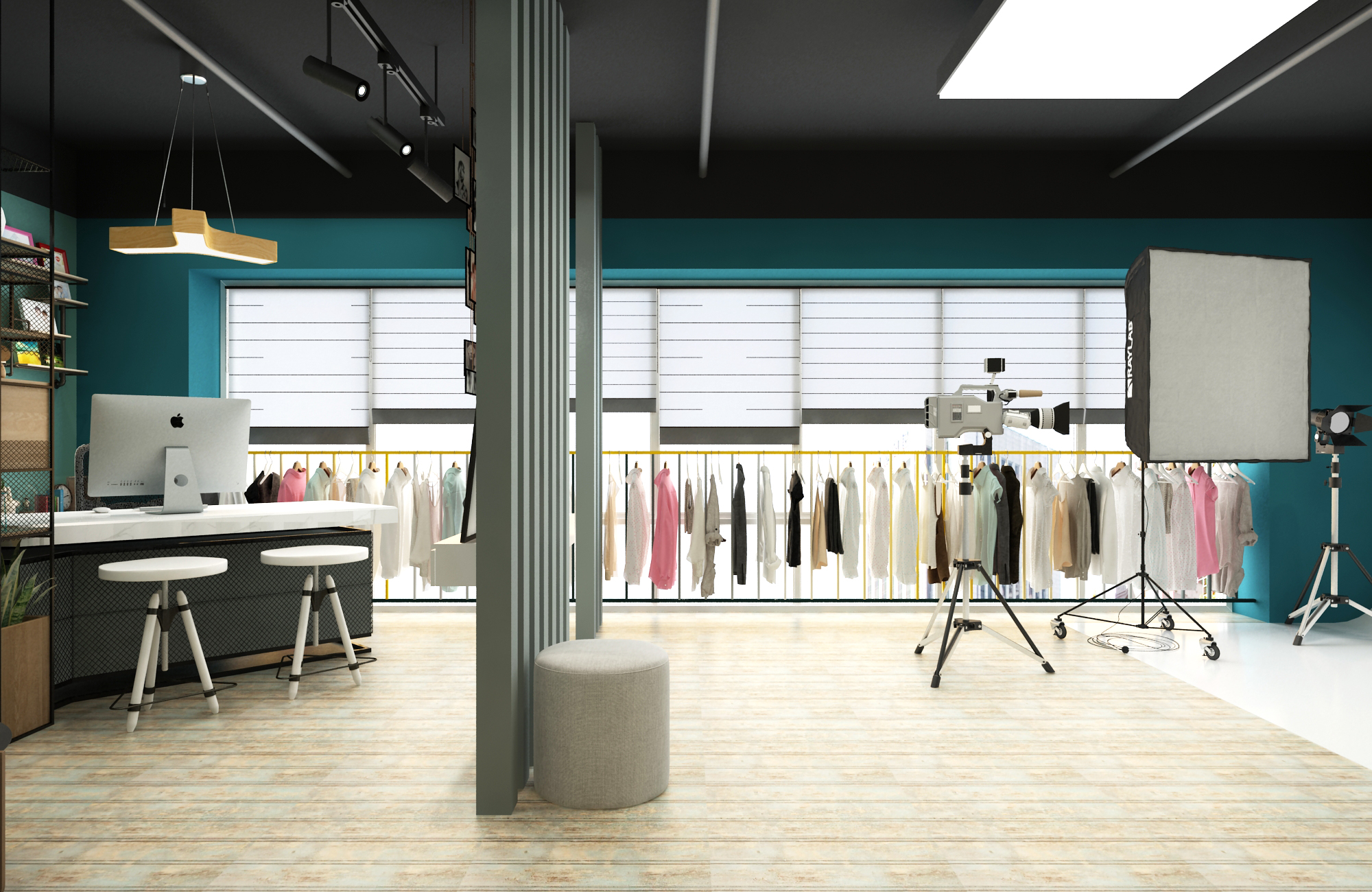 徐匯區50平小型攝影棚裝修設計-第3張圖片-上海古都建筑設計集團 徐匯區50平小型攝影棚裝修設計-第3張圖片-上海古都建筑設計集團