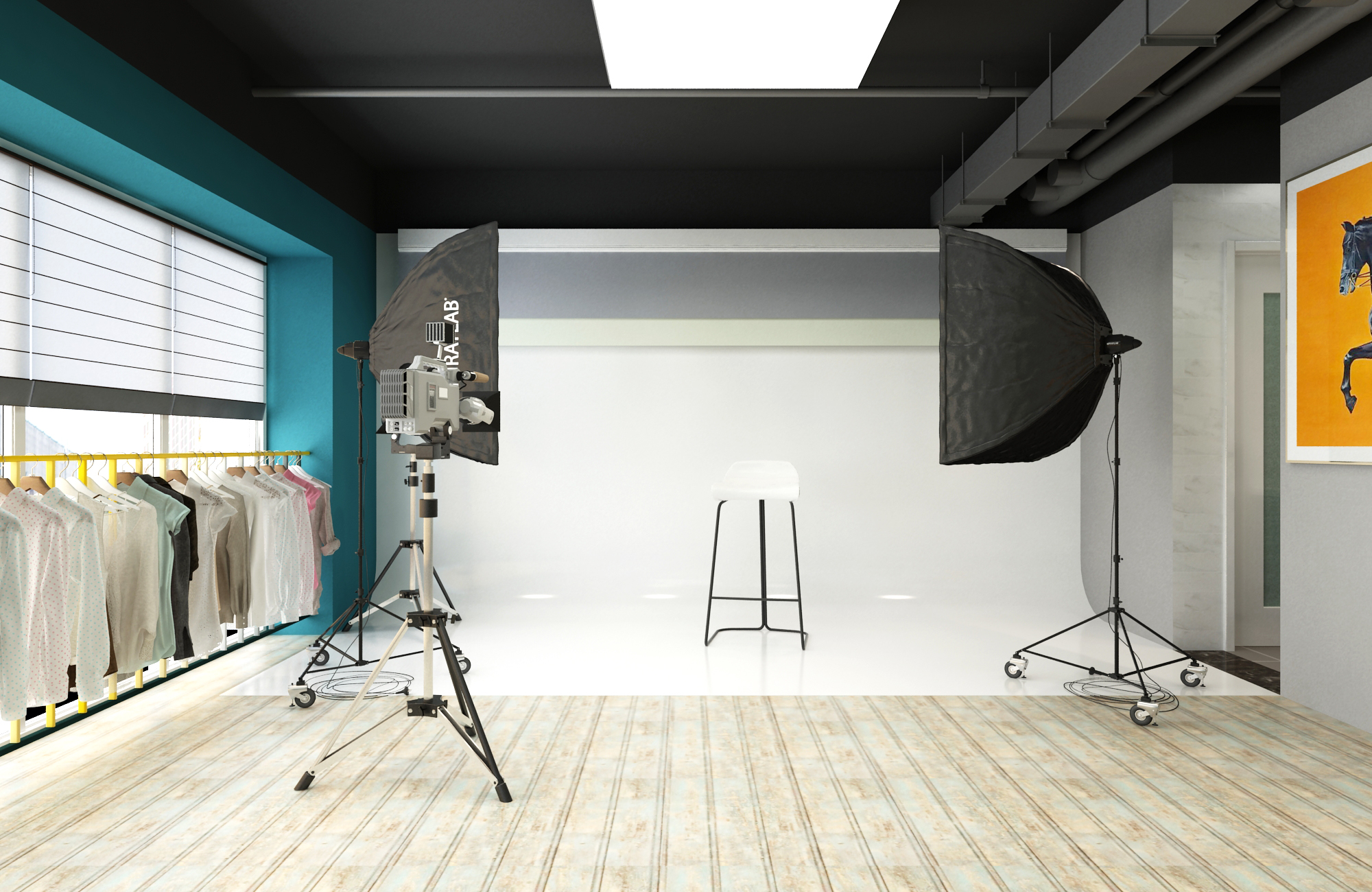 徐匯區50平小型攝影棚裝修設計-第4張圖片-上海古都建筑設計集團 徐匯區50平小型攝影棚裝修設計-第4張圖片-上海古都建筑設計集團