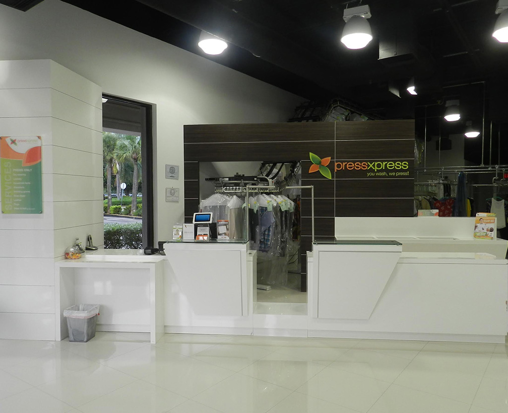 現代簡約干洗店裝修設計-第2張圖片-上海古都建筑設計集團 現代簡約干洗店裝修設計-第2張圖片-上海古都建筑設計集團