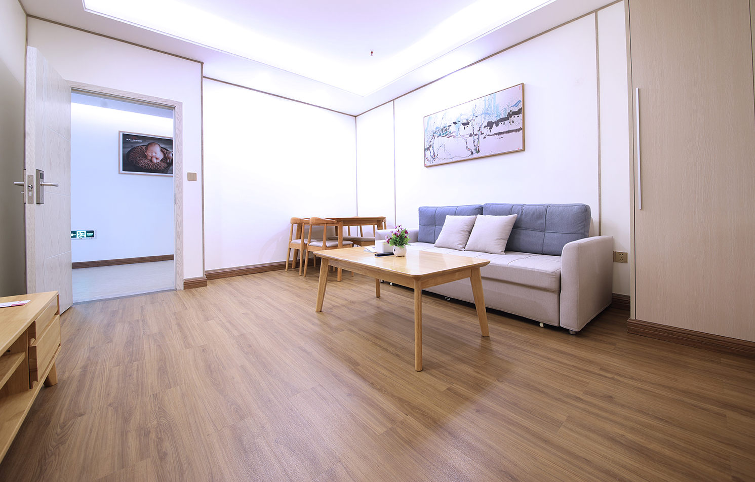 小型現代簡約月子中心裝修設計-第2張圖片-上海古都建筑設計集團 小型現代簡約月子中心裝修設計-第2張圖片-上海古都建筑設計集團