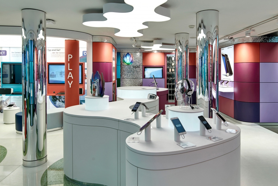 高檔創意手機店裝修設計-第1張圖片-上海古都建筑設計集團 高檔創意手機店裝修設計-第1張圖片-上海古都建筑設計集團