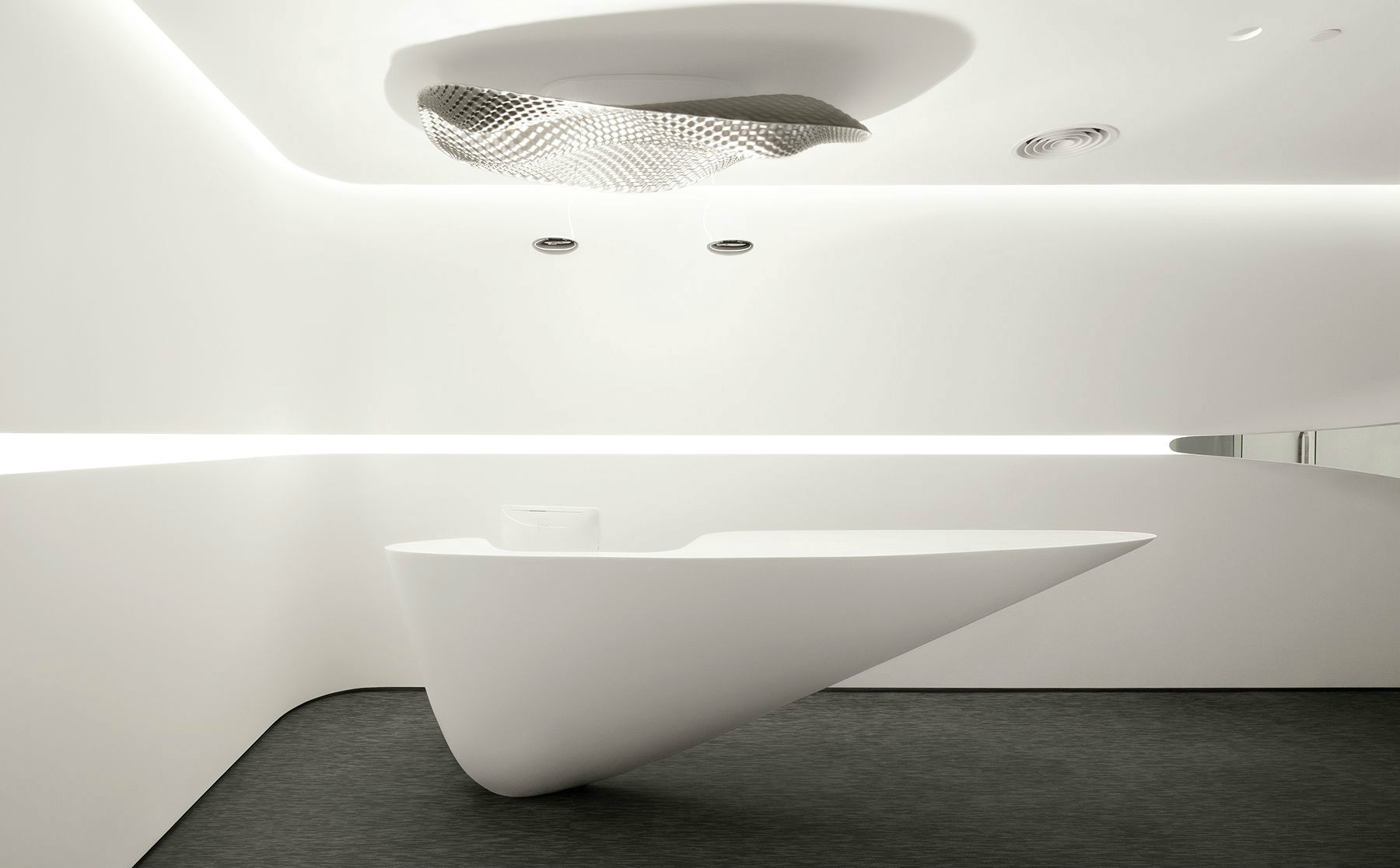 純白科技風格辦公室裝修設計-第1張圖片-上海古都建筑設計集團 純白科技風格辦公室裝修設計-第1張圖片-上海古都建筑設計集團