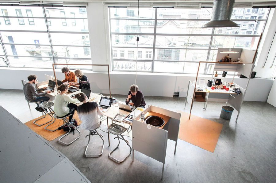 大型簡約工業風辦公室裝修設計-第9張圖片-上海古都建筑設計集團 大型簡約工業風辦公室裝修設計-第9張圖片-上海古都建筑設計集團