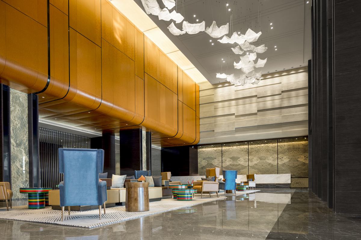 古典奢華風格辦公樓大廳裝修設計-第1張圖片-上海古都建筑設計集團 古典奢華風格辦公樓大廳裝修設計-第1張圖片-上海古都建筑設計集團