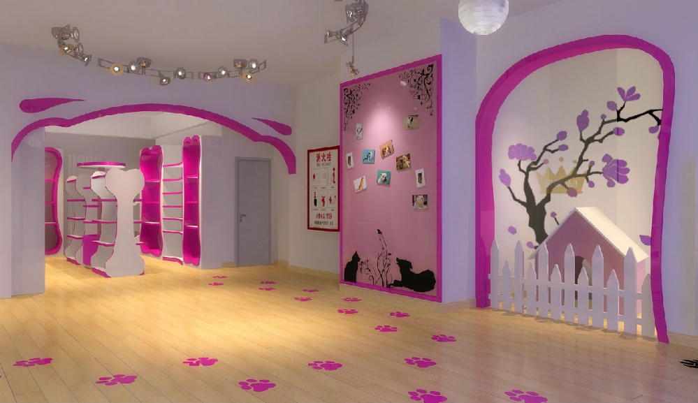 粉色可愛系寵物一體店裝修設(shè)計-第3張圖片-上海古都建筑設(shè)計集團(tuán) 粉色可愛系寵物一體店裝修設(shè)計-第3張圖片-上海古都建筑設(shè)計集團(tuán)