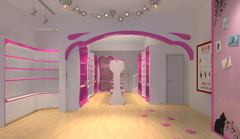 粉色可愛系寵物一體店裝修設(shè)計-第5張圖片-上海古都建筑設(shè)計集團(tuán) 粉色可愛系寵物一體店裝修設(shè)計-第5張圖片-上海古都建筑設(shè)計集團(tuán)