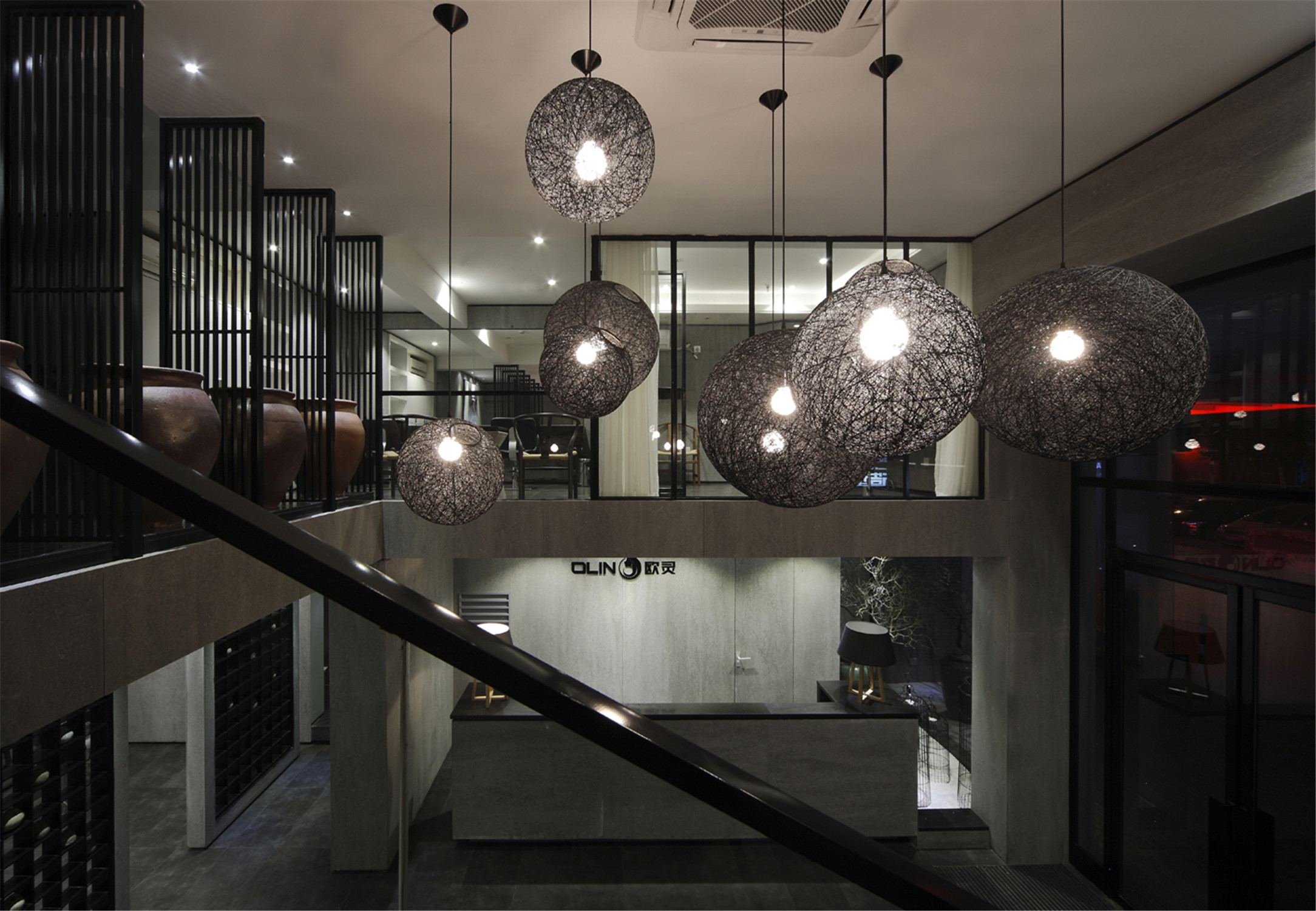 復式風格理發店裝修設計-第3張圖片-上海古都建筑設計集團 復式風格理發店裝修設計-第3張圖片-上海古都建筑設計集團