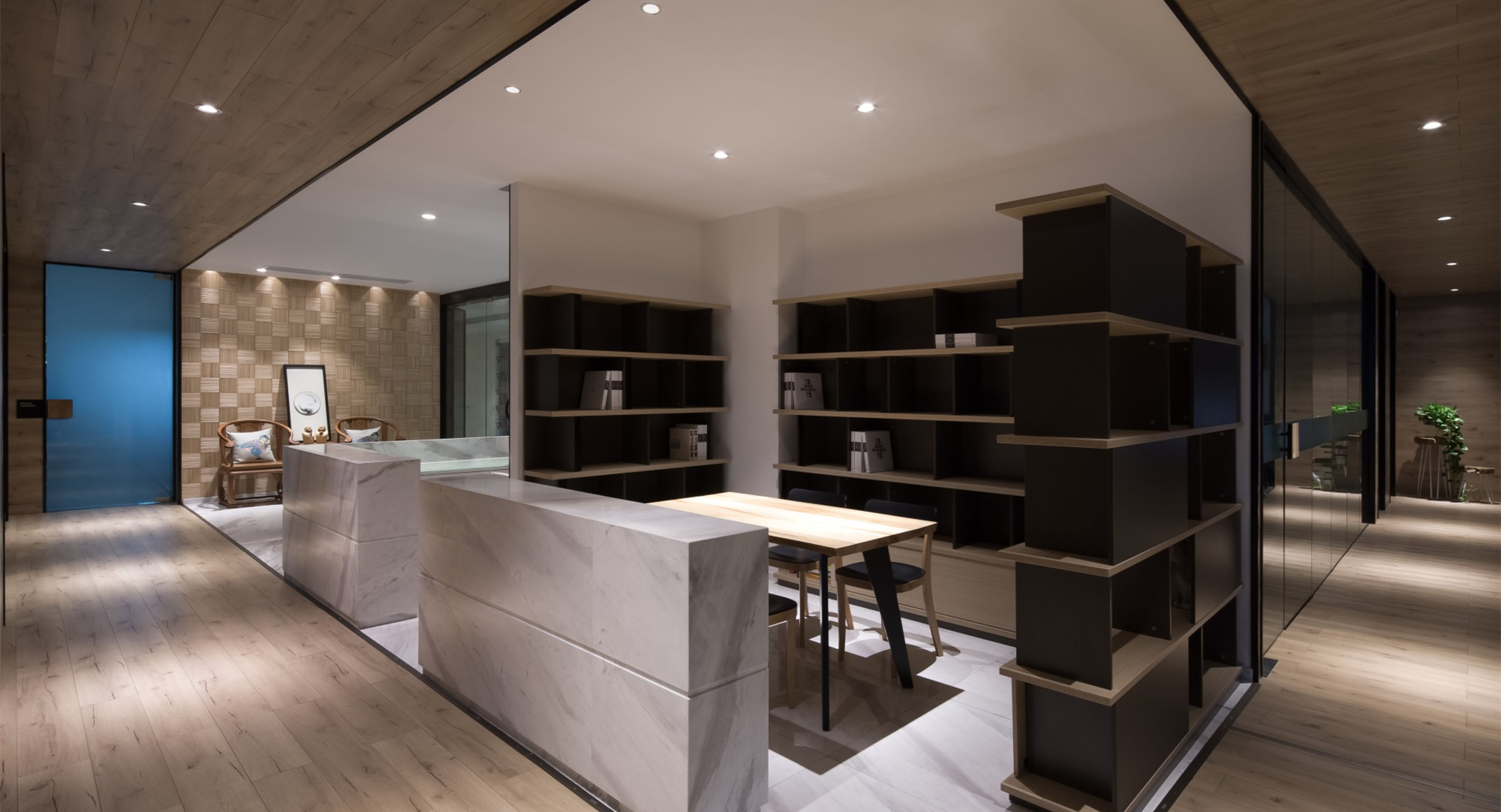 商務(wù)穩(wěn)重風(fēng)格辦公室裝修設(shè)計(jì)-第2張圖片-上海古都建筑設(shè)計(jì)集團(tuán) 商務(wù)穩(wěn)重風(fēng)格辦公室裝修設(shè)計(jì)-第2張圖片-上海古都建筑設(shè)計(jì)集團(tuán)