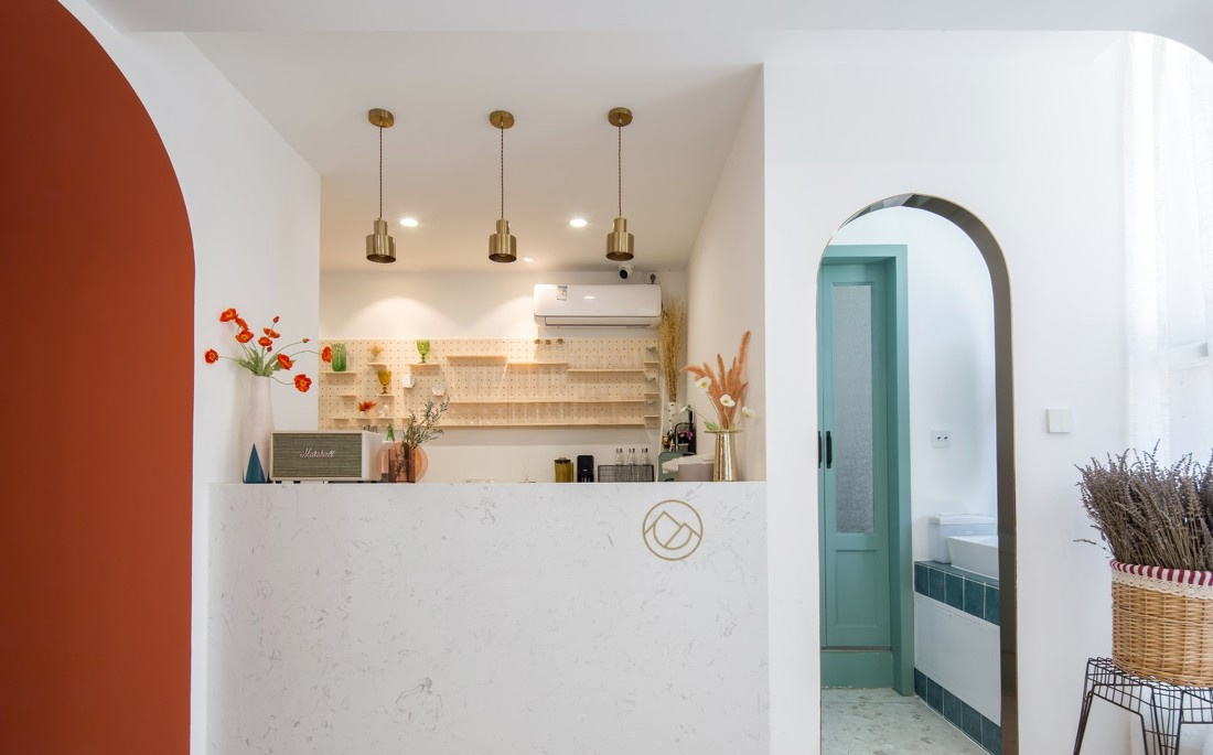 小型清新休閑花店裝修設計-第1張圖片-上海古都建筑設計集團 小型清新休閑花店裝修設計-第1張圖片-上海古都建筑設計集團