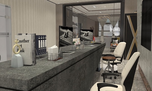 現代時尚簡約辦公室裝修設計-第3張圖片-上海古都建筑設計集團 現代時尚簡約辦公室裝修設計-第3張圖片-上海古都建筑設計集團