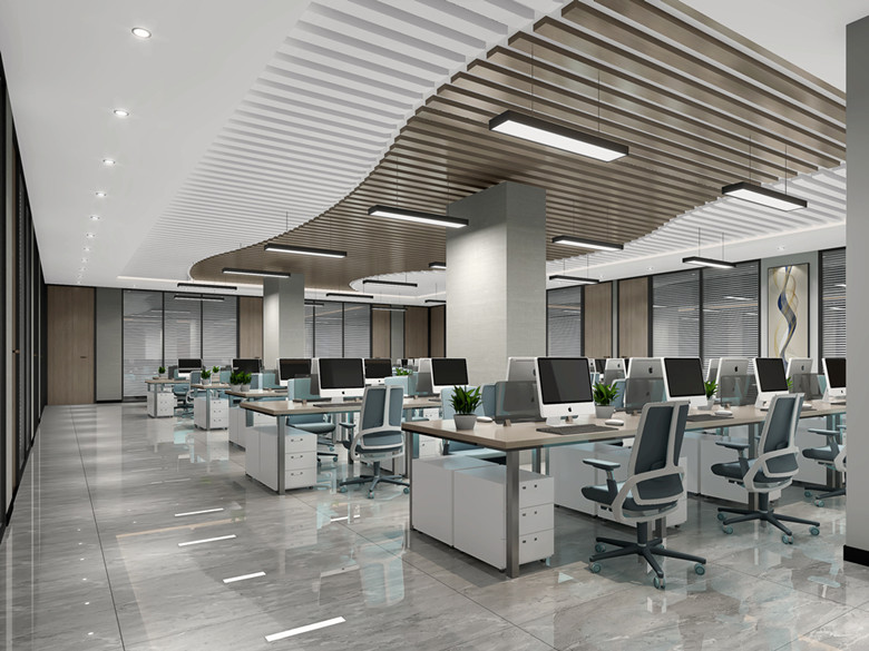 張江2200平電子公司辦公室翻新-第1張圖片-上海古都建筑設計集團 張江2200平電子公司辦公室翻新-第1張圖片-上海古都建筑設計集團