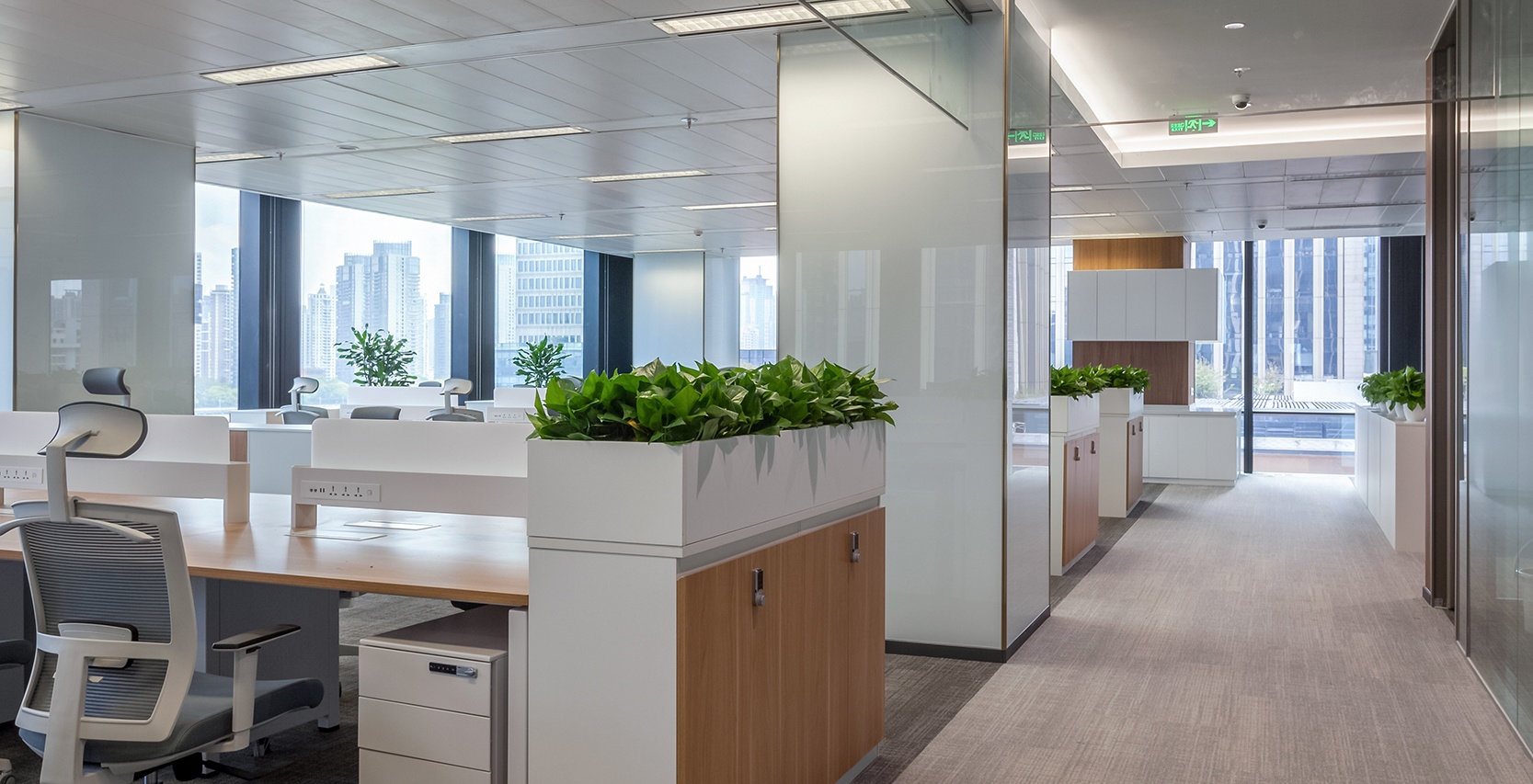2100平金融機構辦公室設計布局方案-第5張圖片-上海古都建筑設計集團