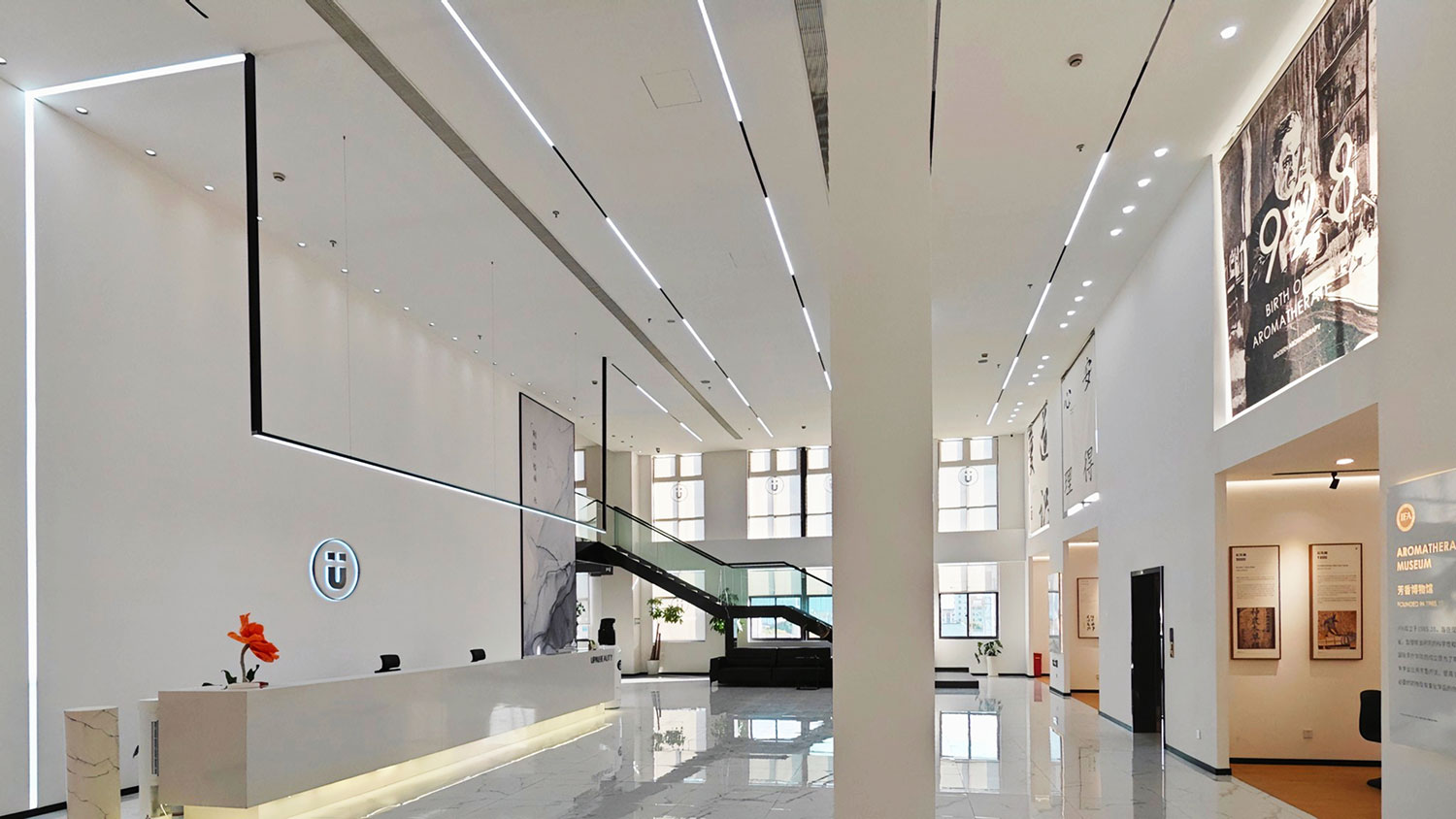 虹口1900生物科技公司辦公場所裝潢設計-第2張圖片-上海古都建筑設計集團